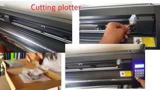 Cutting plotter installation 48 inch vinyl cutter to start your home business [upl. by Yeltneb709]