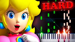 Peachs Castle from Super Mario Odyssey  Piano Tutorial [upl. by Rowena]