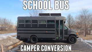 College Dropout Converts an OLD SCHOOL BUS into the ULTIMATE ADVENTURE VEHICLE [upl. by Ahsikit]