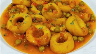 🥘 GUISO ECONÓMICO 🦑 DE CALAMARES EN SALSA PARA MOJAR PAN 🥖  BEATRIZ COCINA [upl. by Acinot]