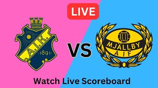 AIK Fotboll Vs Mjällby AIF Live Match Today Mål Fotboll 2024 [upl. by Karr]