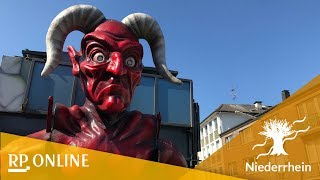 Vorbereitungen für die Kirmes in Geldern [upl. by Iyre]