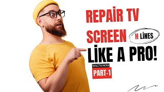 FIX H Line on TV Screen in 10 Minutes with Laser Machine shorts [upl. by Adnerb]