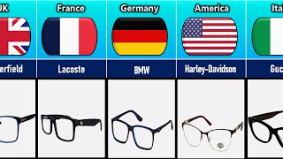 Eye Glass Brands From Different Countries 1 [upl. by Ahsi397]