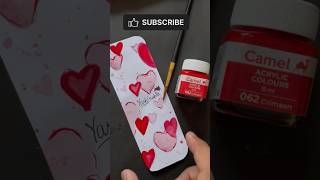 ￼ easy to make bookmark heart shape by me ❤️￼bookmark watercolor art [upl. by Gaylord]