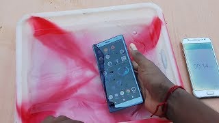 Sony Xperia XZ2 Water Test  It Is Water Resistant [upl. by Notecnirp86]