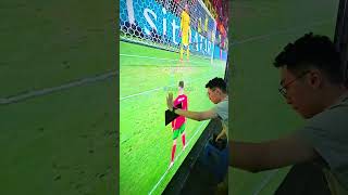 Do you know that he is the star ledscreen ledvideowall football eagerledronaldo cr7 [upl. by Raul]