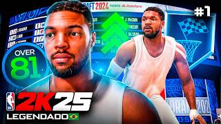 O INÍCIO DA CARREIRA LEGENDADA NO MyCAREER do NBA 2K25 Ep1 [upl. by Alohcin]