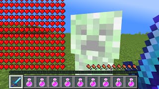 Minecraft But Your Health Multiplies Every Time A Creeper Explodes You [upl. by Ragan]