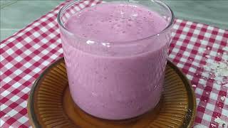 BATIDO SALUDABLE  Avena y Moras Claus Recetas [upl. by Teleya852]