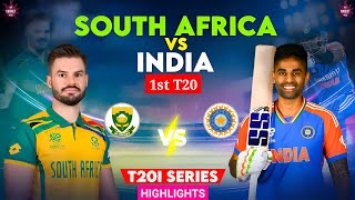 IND vs SA 1st T20 Highlights  India vs South Africa First T20 Highlights 2024  SA vs IND T20 Match [upl. by Olsson]