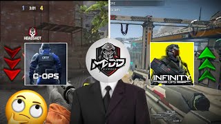 Game Faceoff Infinity Ops VS Critical Ops [upl. by Lhok]