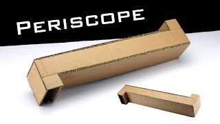 How To Make Periscope Using Cardboard at Home Making Tricks [upl. by Naamann]