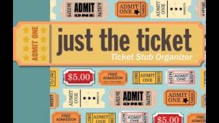 Home Book Review Just the Ticket Ticket Stub Organizer by Peter Pauper Press Inc Peter Pauper [upl. by Eastlake520]