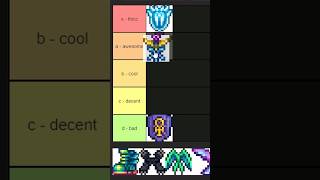 Terraria Popular Endgame Accessories Tier List terraria shorts [upl. by Ferrick121]