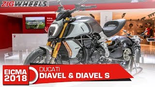 Ducati Diavel 1260 amp 1260S  Gets a new meaner heart  EICMA 2018 [upl. by Airakaz]