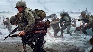 4K MAX SETTINGS REALISM DDAY Normandy Beach Landing  Call of Duty WWII 4K Graphics COD WW2 [upl. by Noli]