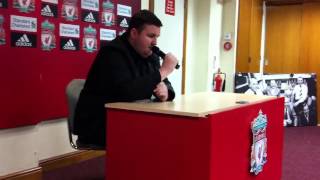 Darren Farley  Anfield Rafa Benitez Steven Gerrard amp Jamie Carragher [upl. by Leontyne]