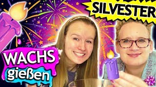 Silvester Vorfreude 201819 Wachs gießen amp Zukunft voraussagen  Eva amp Kathi DIY Inspiration Spezial [upl. by Hezekiah130]