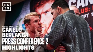 HIGHLIGHTS  Canelo Alvarez vs Edgar Berlanga Los Angeles Press Conference [upl. by Ettennaej739]