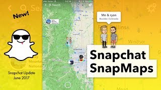 How to Use SnapMaps  Snapchat Maps [upl. by Noiram]