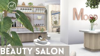 HAIR amp BEAUTY SALON  Sims 4  CC SPEED BUILD [upl. by Sihtnyc9]