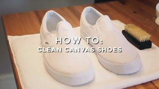 How To Clean Canvas Shoes [upl. by Adnola]