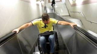 Wheelchair Access on Athens Metro  Sage Traveling [upl. by Dinse]