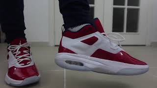 Jordan Stay Loyal 3  WhiteRed   Testing on feet [upl. by Sirois]