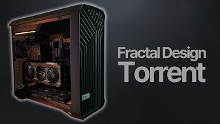 Fractal Design Torrent  All Black amp Silent PC Build  Noctua NHU9S amp Noctua NFA12x25 Chromax [upl. by Aynav]