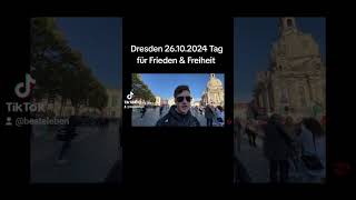 Dresden 26102024 Friedensdemo mit Utopia TV DEUTSCHLAND [upl. by Granthem]