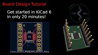 KiCad 6 tutorial  Start to finish board design [upl. by Cirde]