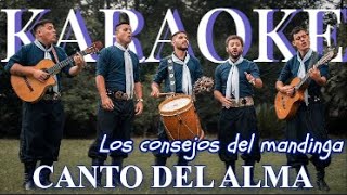 Los consejos del mandinga KARAOKE  Canto del alma [upl. by Nafis]