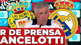 ANCELOTTI RUEDA DE PRENSA previa a LAS PALMAS vs REAL MADRID [upl. by Ancel]