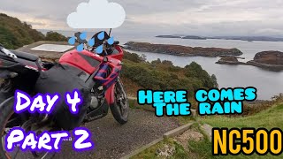 NC500 here we come day 4 part 2 Here comes the rain [upl. by Eixor]