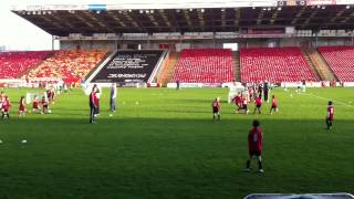 Portlethen Primary School Football  Pittodrie  07052013 [upl. by Neirbo]