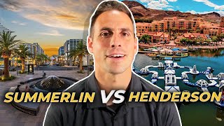 Henderson VS Summerlin Nevada Discover The BEST Las Vegas NV Community For You  Las Vegas Living [upl. by Sherborn]