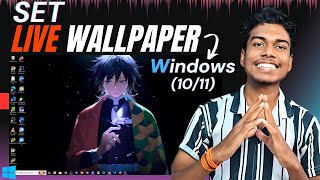 How To Set Live Wallpaper On PC Windows 1011  How To Set Live Wallpaper On PC  Live Wallpaper PC [upl. by Alatea]