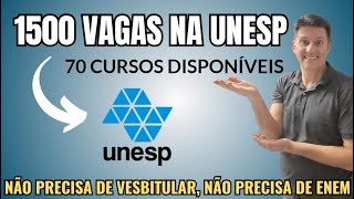 ESTUDE NA UNESP SEM VESTIBULAR SEM ENEM EAD GRATUITO [upl. by Belford]