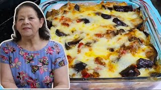 BERINJELA AO FORNO  RECEITA SIMPLES COM POUCOS INGREDIENTES E SABOR É INCRÍVEL  Divinas Receitas [upl. by Hairahcaz]