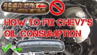 Oil Consumption Fix Replacing the Valve Cover and PCV on 20072013 Chevy Silverado [upl. by Alaecim]