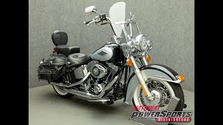 2013 HARLEY DAVIDSON FLSTC HERITAGE SOFTAIL CLASSIC  National Powersports Distributors [upl. by Yelrihs]