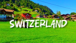 🍁Grindelwald Interlaken 4K Vitznau 4K Basel 4K Swiss Town Lungern Lake Brienz Lucerne Lake [upl. by Booze]