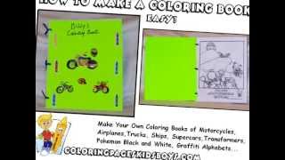 ColoringBuddyMike How To Make A Coloring Book Tutorial [upl. by Alphonsine]