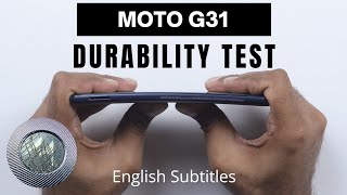 Motorola G31 Durability Test  Just like old MOTO  English Subtitles [upl. by Acinad]