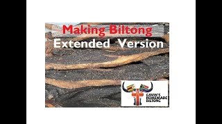 Making Biltong  Gavins Homemade Biltong  Extended version [upl. by Airbma]