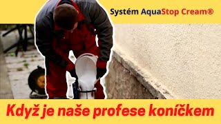 Injektáž zdiva proti vlhkosti  realizace  Systém AquaStop Cream® [upl. by Hugon]