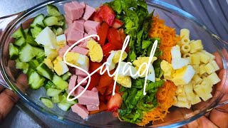 Healthy Salad Recipe for Work and School [upl. by Ttehr556]