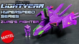 Pixars Lightyear Hyperspeed Series Zurgs Fighter Ship by Mattel [upl. by Nosreve665]