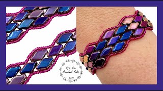 Triple Navette Wave Bracelet Jewelry Making Off the Beaded Path [upl. by Zink]